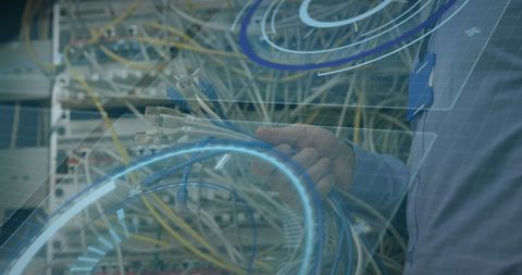 Digital Innovation in Networking and Data Visualization - Download Free Stock Images Pikwizard.com