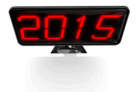 transparent digital 2015 countdown illustration - Download Free Stock Videos Pikwizard.com