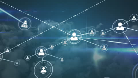 Digital Network of Connections Overcoming Barriers