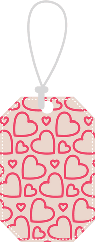 transparent heart pattern name tag on string - Download Free Stock Videos Pikwizard.com
