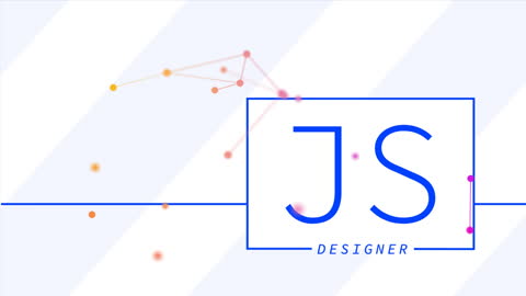 Creative Graphic Design Concept with JS Letters and Padlock Symbol