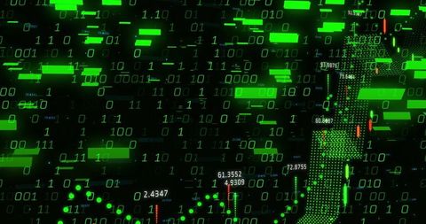 Digital Futurism with Binary Data Visualization