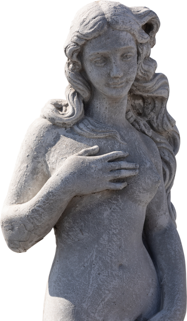 Weathered Ancient Stone Female Sculpture, Transparent Background - Download Free Stock Videos Pikwizard.com