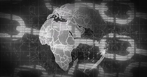 futuristic globe with blockchain technology connections - Download Free Stock Images Pikwizard.com