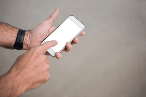 Transparent Smartphone Screen with Copy Space in Outdoor Setting - Download Free Stock Videos Pikwizard.com