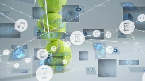 Digital Connection Network with Multimedia Icons