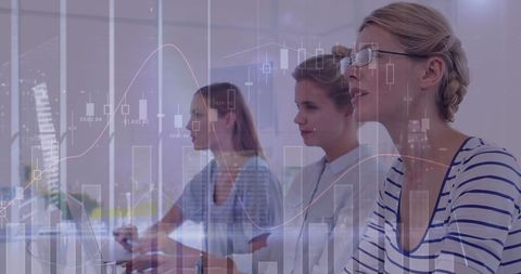 Women Analyzing Financial Data for Business Strategy in Office - Download Free Stock Images Pikwizard.com