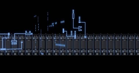 digital circuit board overlay on data servers global connectivity concept - Download Free Stock Images Pikwizard.com