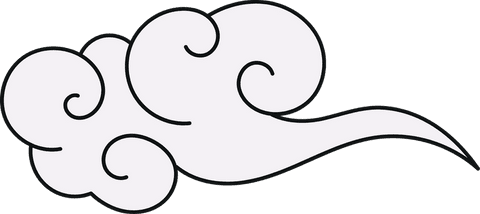 Stylized Transparent Cloud Swirl with Curling Spirals - Download Free Stock Videos Pikwizard.com