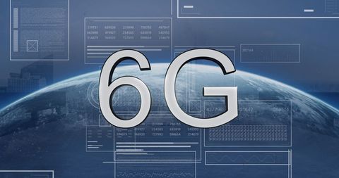 6G Network Concept with Digital Interface over Earth - Download Free Stock Images Pikwizard.com