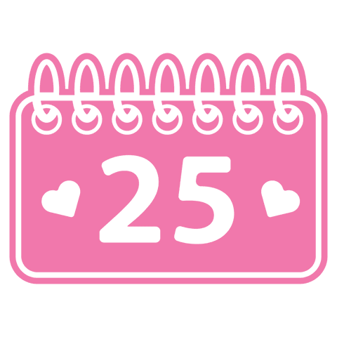 Pink Calendar Icon Love Concept with Transparent Background - Download Free Stock Videos Pikwizard.com
