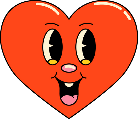 Cheerful Heart Character Smiling on Transparent Background - Download Free Stock Videos Pikwizard.com