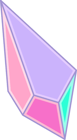 stylized pastel geometric crystal on transparent background - Download Free Stock Videos Pikwizard.com