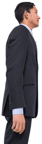 Side Profile of Biracial Businessman in Formal Suit Transparent Background - Download Free Stock Videos Pikwizard.com