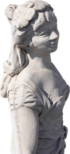 Weathered Stone Statue of Woman Gray Transparent PNG - Download Free Stock Videos Pikwizard.com