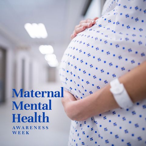 Pregnant Woman in Hospital Highlighting Maternal Mental Health
