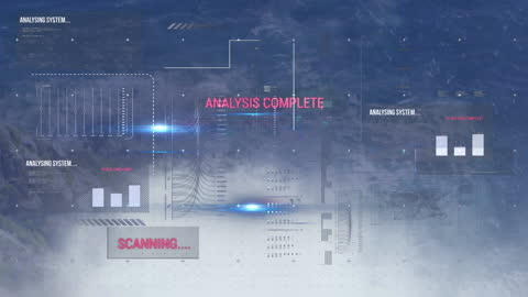 Futuristic DNA Data Analysis Animation