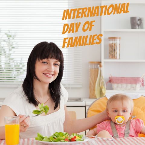 International Day of Families Celebration with Mother and Child - Download Free Stock Templates Pikwizard.com