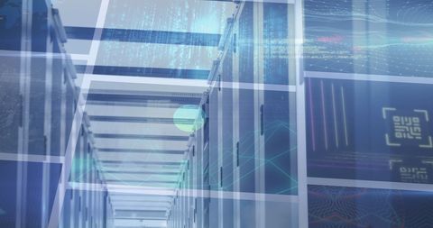 digital data center with global connections interface - Download Free Stock Images Pikwizard.com