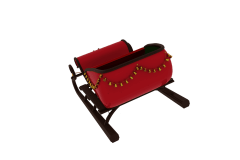 Transparent Christmas Sledge with Bell Decorations - Download Free Stock Videos Pikwizard.com