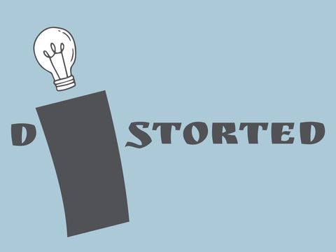 distorted text with lightbulb symbolizing innovative ideas - Download Free Stock Templates Pikwizard.com