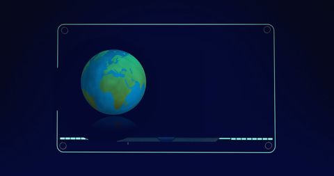 Digital Globe and Tech Interface in Dark Setting - Download Free Stock Images Pikwizard.com