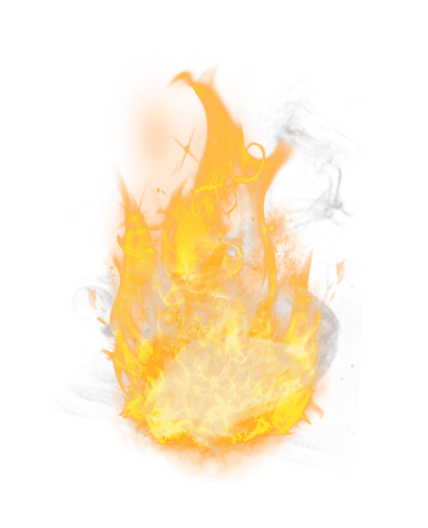 transparent intense flame with smoke effect - Download Free Stock Videos Pikwizard.com