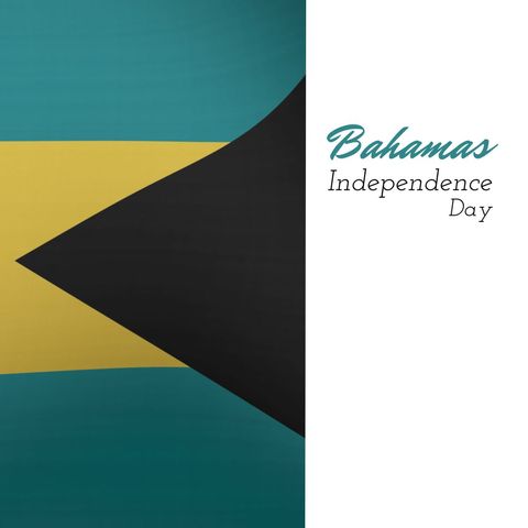 bahamas independence day celebration concept with national flag - Download Free Stock Templates Pikwizard.com
