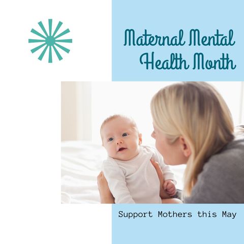 Maternal Mental Health Awareness: Mother Bonding with Infant - Download Free Stock Templates Pikwizard.com