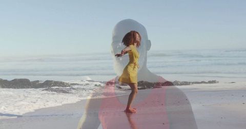 Silhouette Dance Fusion on Tranquil Beachline