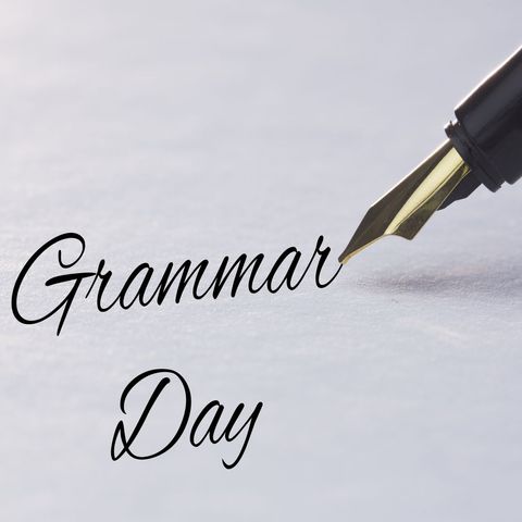 Celebrating Grammar Day with Fountain Pen on Paper Illustration - Download Free Stock Templates Pikwizard.com