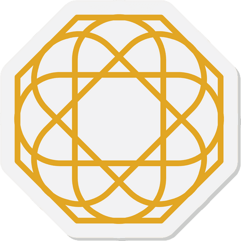 geometric golden loops on transparent hexagon pattern - Download Free Stock Videos Pikwizard.com