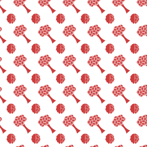 red tree and brain pattern on transparent background - Download Free Stock Videos Pikwizard.com