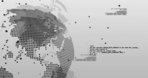 Digital Data Processing on Rotating Global Network - Download Free Stock Images Pikwizard.com