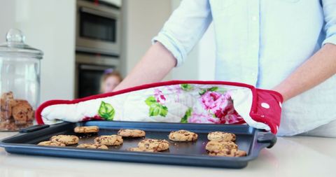Mom Baking Chocolate Chip Cookies at Home with Child - Download Free Stock Images Pikwizard.com