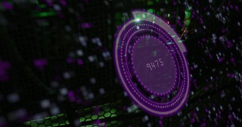 Data Processing with Futuristic Digital UI Interface - Download Free Stock Images Pikwizard.com
