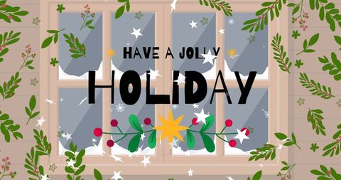 Festive Greeting Card Design for Christmas