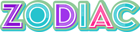 colorful zodiac lettering with 3d effect on transparent canvas - Download Free Stock Videos Pikwizard.com