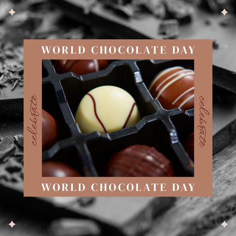 world chocolate day celebration with assorted chocolates - Download Free Stock Templates Pikwizard.com