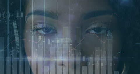 Innovation and Data Analytics with Confident Woman