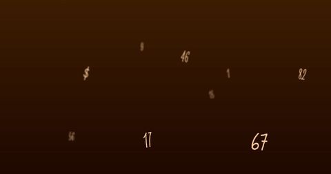 Abstract Numbers and Symbols Floating in Dark Space - Download Free Stock Images Pikwizard.com