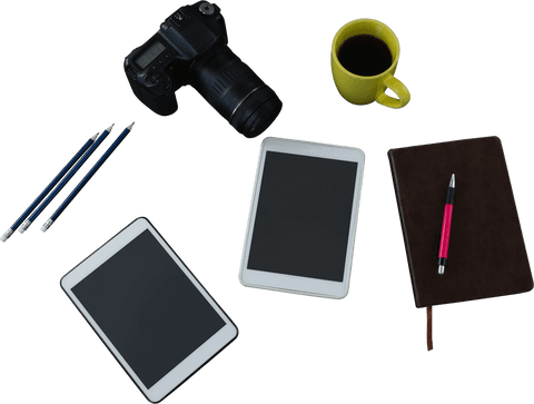 Digital Devices with Copy Space on Transparent Background - Download Free Stock Videos Pikwizard.com