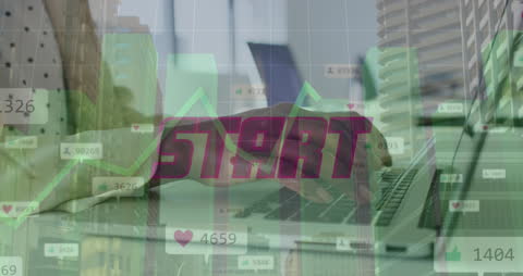 Dynamic Financial Growth and Online Interaction