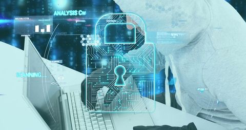 digital security hackers team accessing data, technology threat concept - Download Free Stock Images Pikwizard.com