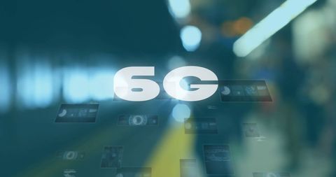 6G Technology Concept in Futuristic Digital Network Environment - Download Free Stock Images Pikwizard.com