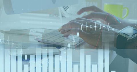 Financial Data Processing with Digital Business Tools - Download Free Stock Images Pikwizard.com