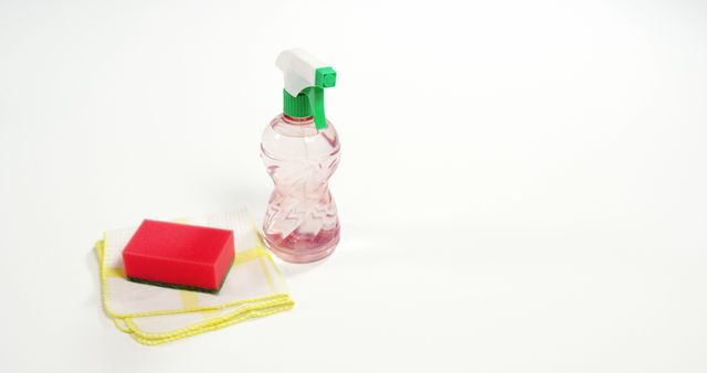 Household Cleaning Supplies on White Background - Download Free Stock Images Pikwizard.com