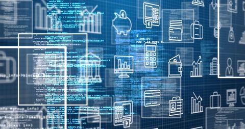 Futuristic Data Processing with Digital Interface Concepts - Download Free Stock Images Pikwizard.com