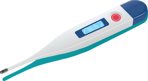 digital thermometer displaying 36.6 degrees on transparent background - Download Free Stock Videos Pikwizard.com