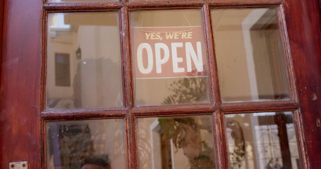 Old Wooden Door with Open Sign in Storefront - Download Free Stock Images Pikwizard.com